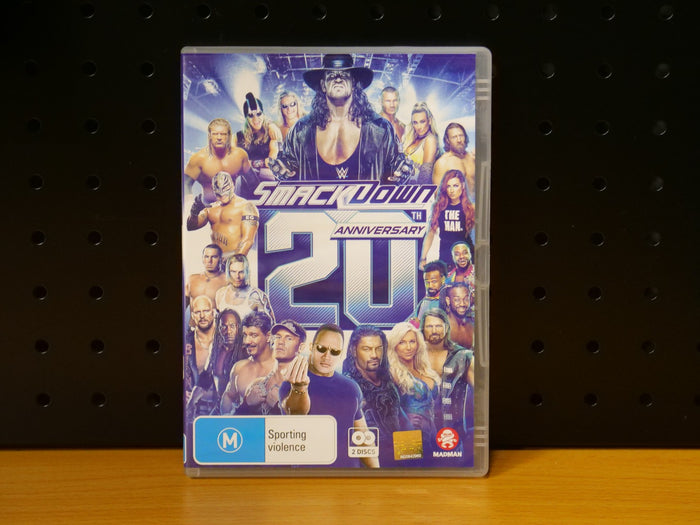 WWE Smackdown 20th Anniversary DVD (2019) 2 Disc Set - Region 4 | Retro Exchange
