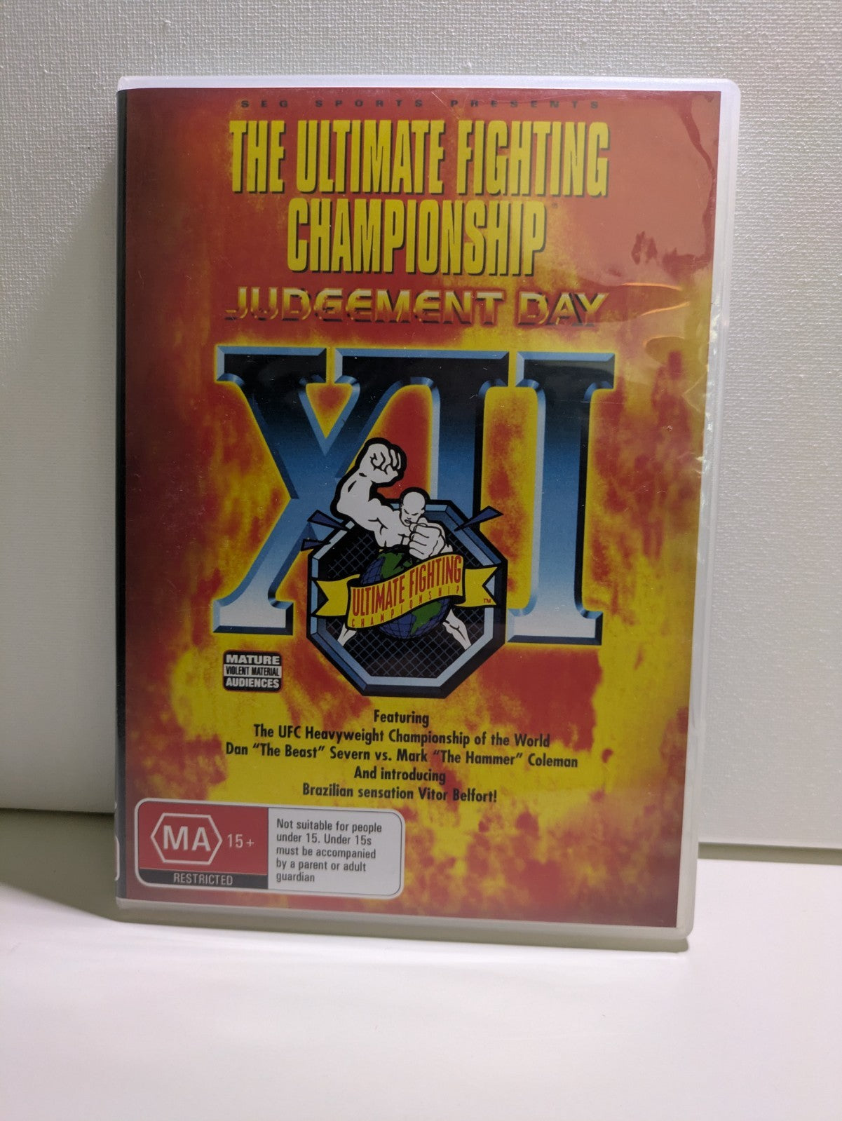 UFC The Ultimate Fighting Championship Vol 12 JUDGEMENT DAY DVD Retro Exchange Australia