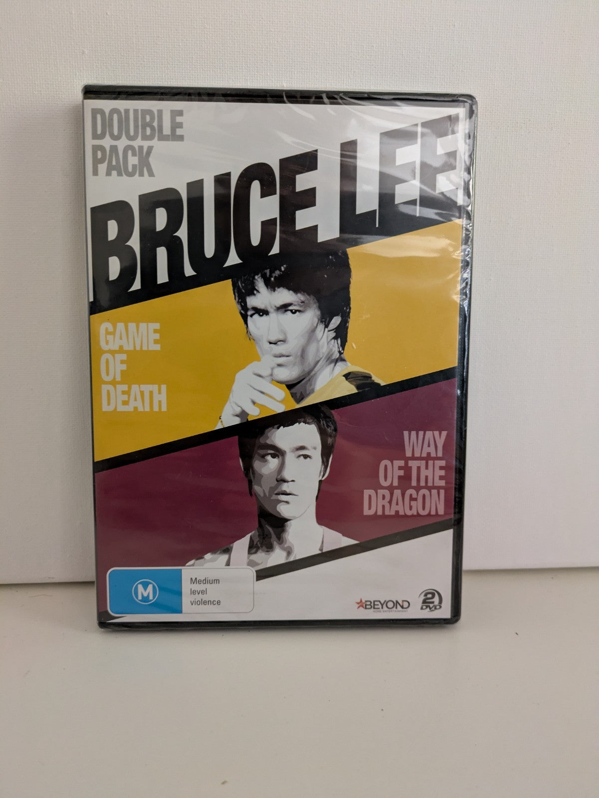 Bruce Lee Game Of Death, Way Of The Dragon DVD Double Pack New SEALED R4 Retro Exchange Australia