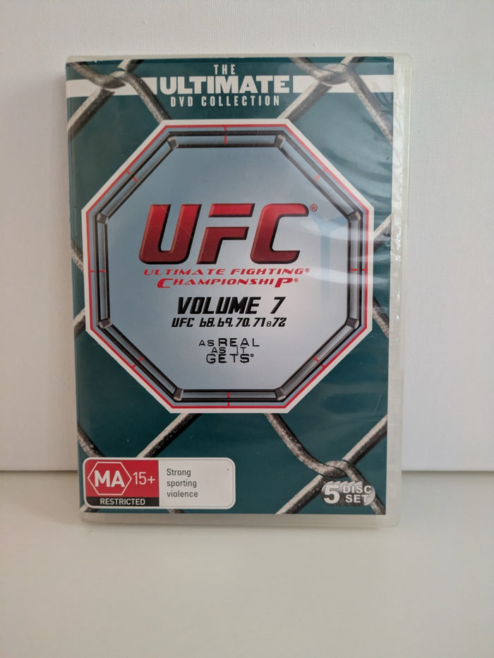 UFC Ultimate Fighting ChampionshipVolume 7 (68-72) 5 Disc DVD set Region 4 | Retro Exchange