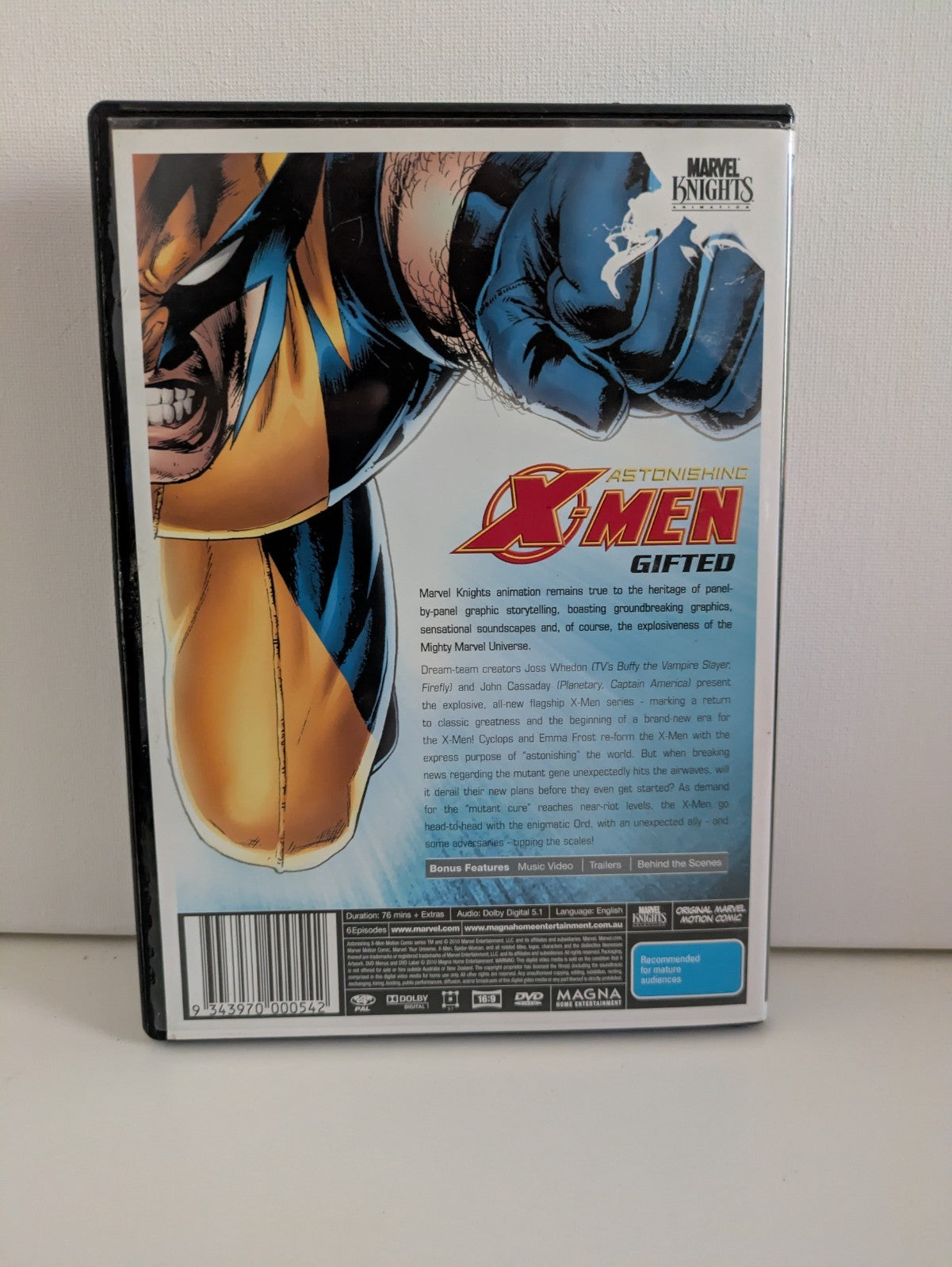 X-Men: Astonishing - set of 4 DVDs - Gifted/ Unstoppable/ Dangerous/ Torn R4 Nintendo DVD RetroExchange Australia