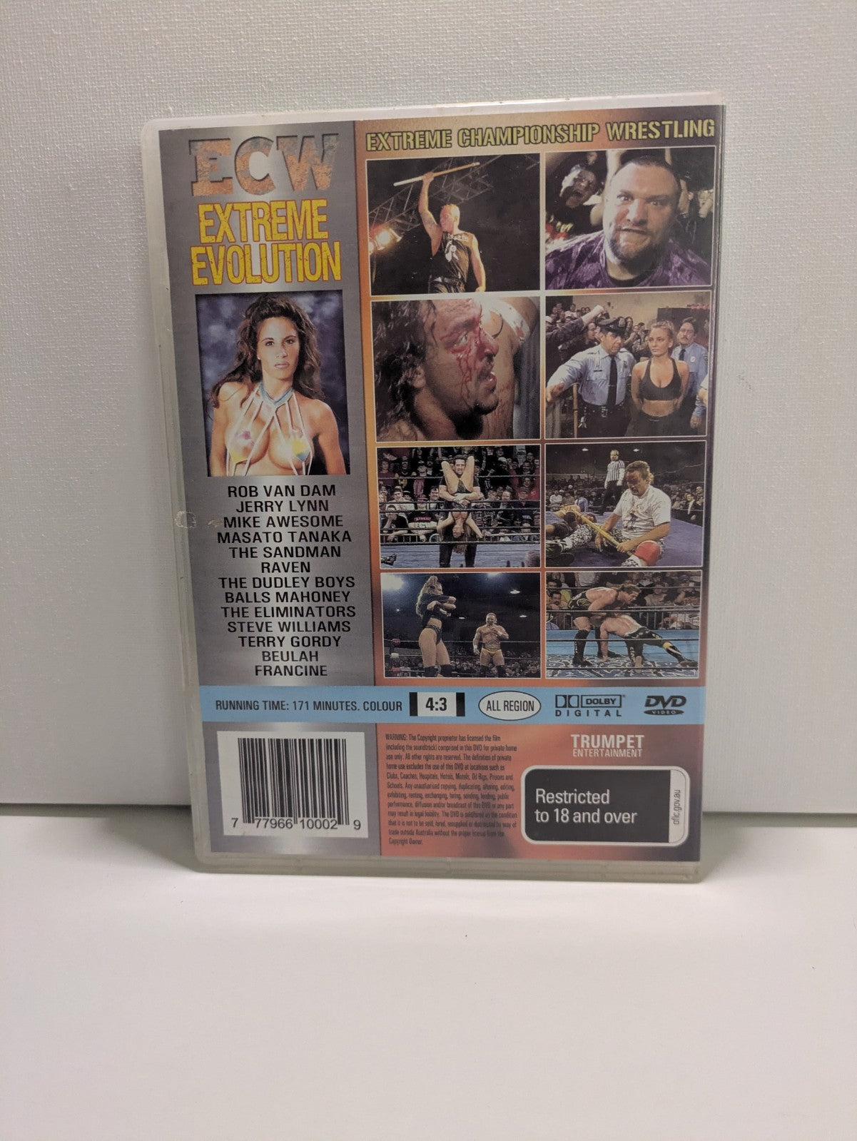 ECW Extreme Championship Wrestling DVD Retro Exchange Australia