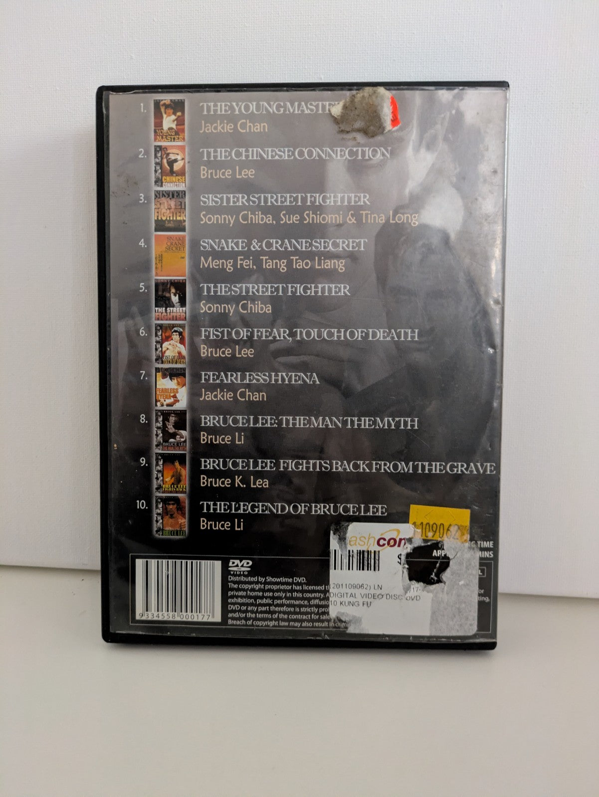 10 Kung Fu Classic Movies DVD staring Jackie Chan Bruce Lee Retro Exchange Australia