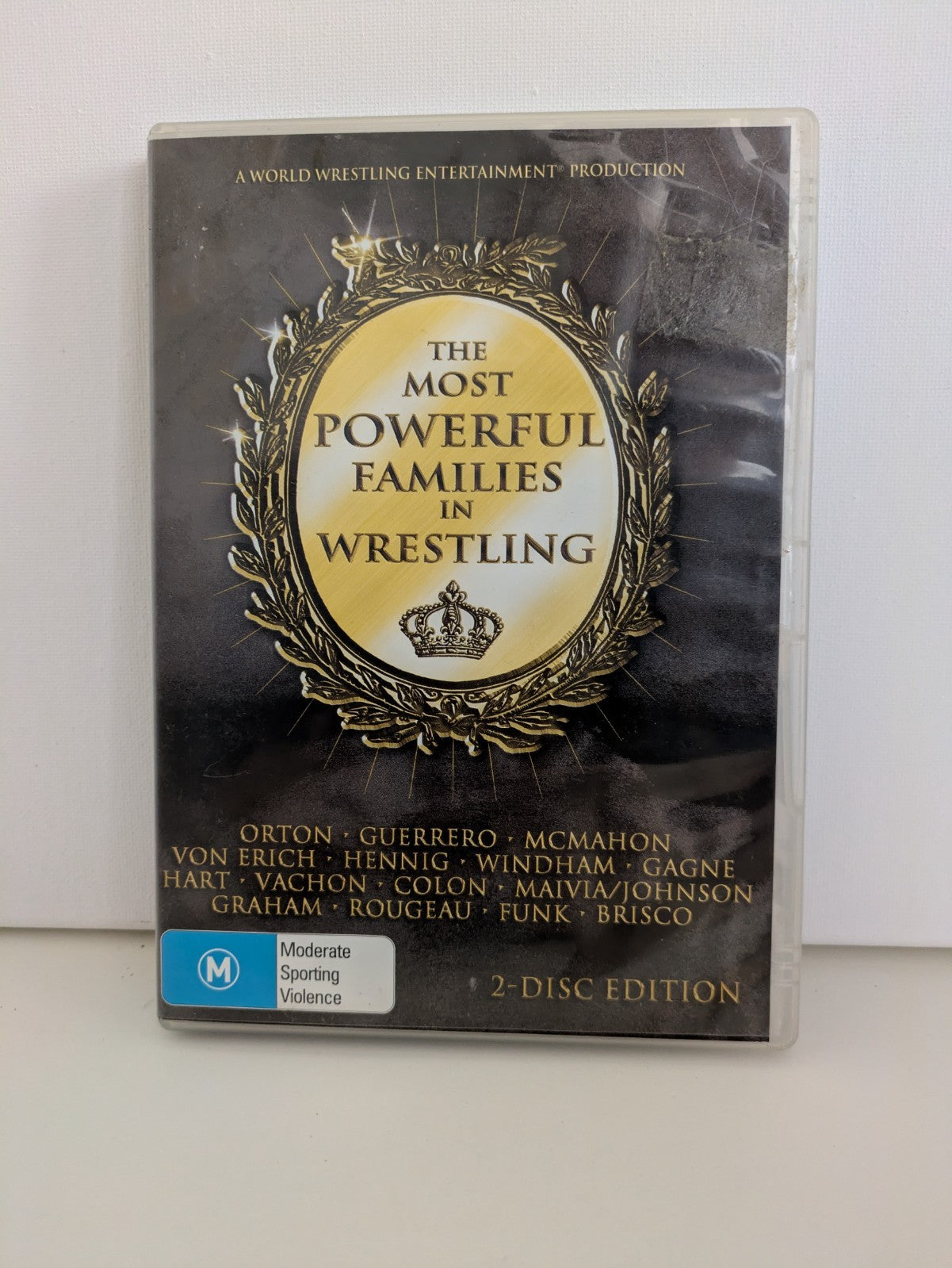 The Most Powerful Families in Wrestling DVD Region 4 2 Discs Retro Exchange Australia