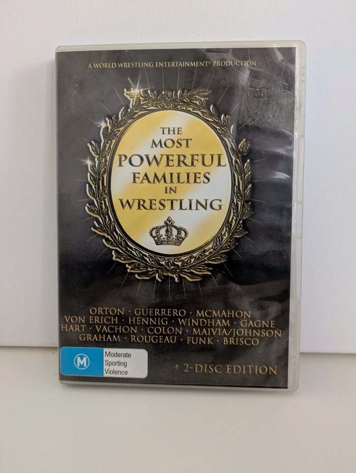 The Most Powerful Families in Wrestling DVD Region 4 2 Discs | Retro Exchange