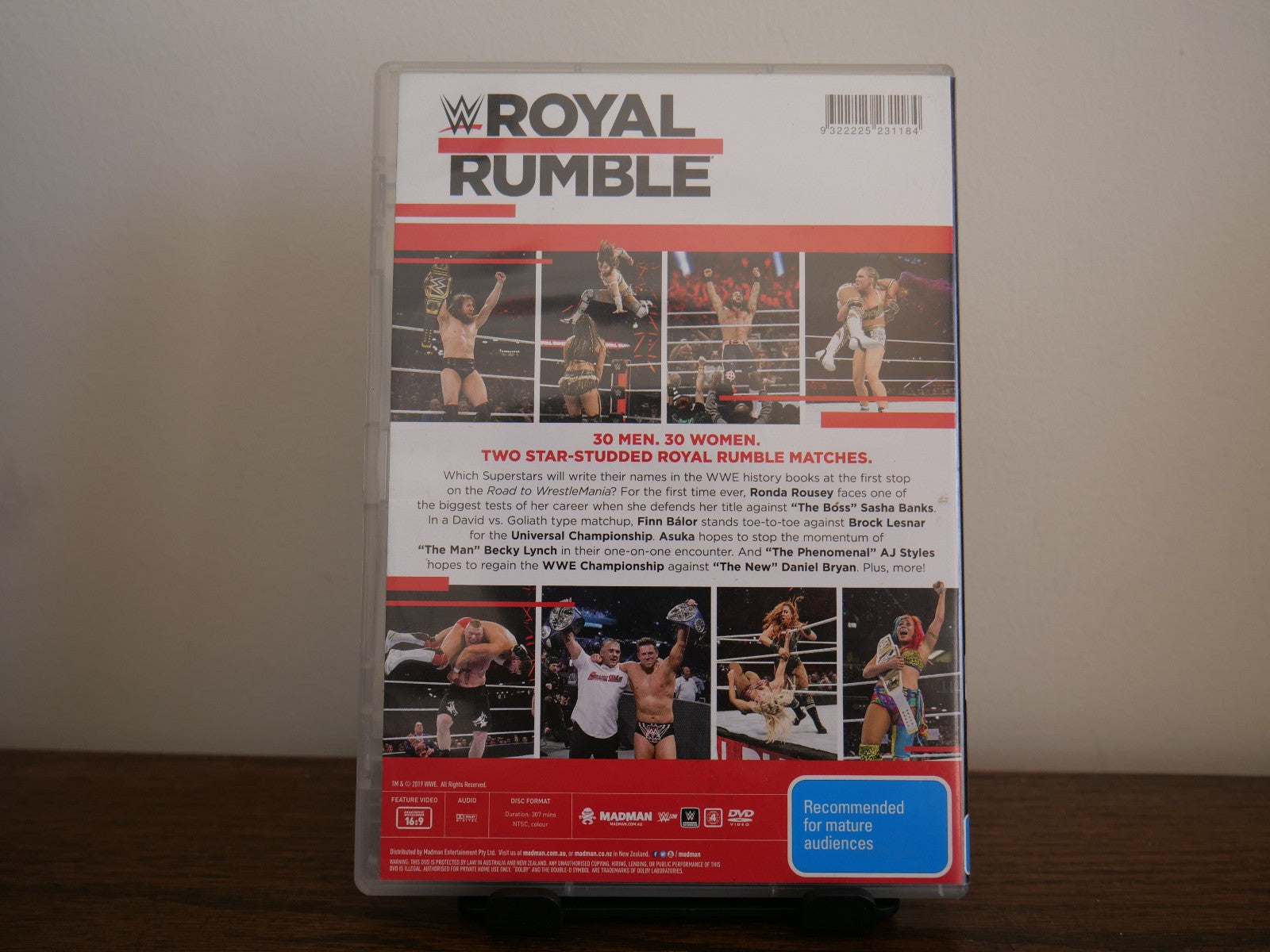 WWE-Royal Rumble 2019 (DVD, 2019) Sports Region 4 DVD RetroExchange Australia