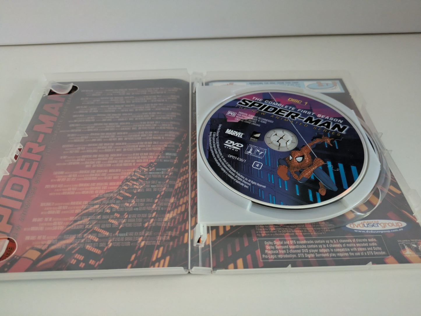 SPIDER-MAN THE NEW ANIMATED SERIES - SEASON 1 - DVD 2 DISCS R4 DVD RetroExchange Australia