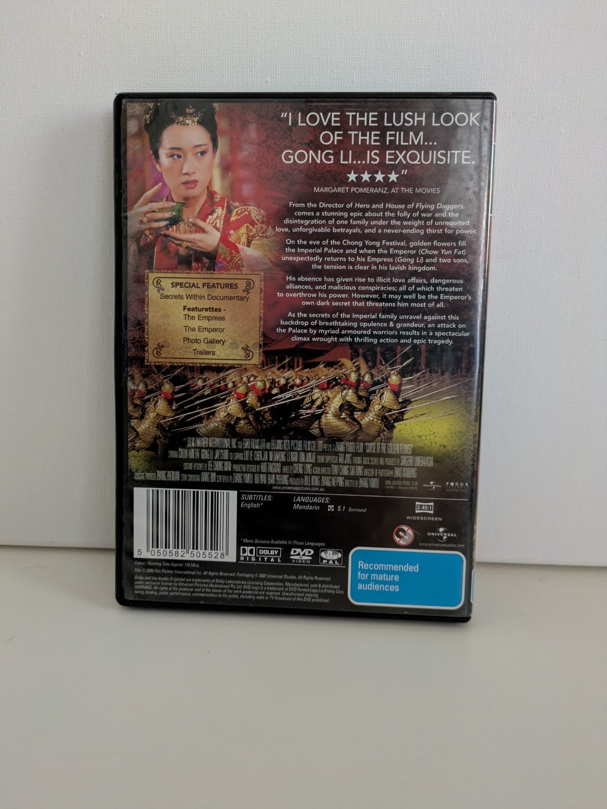Curse of the Golden Flower (DVD, 2006) Region 4 Retro Exchange Australia