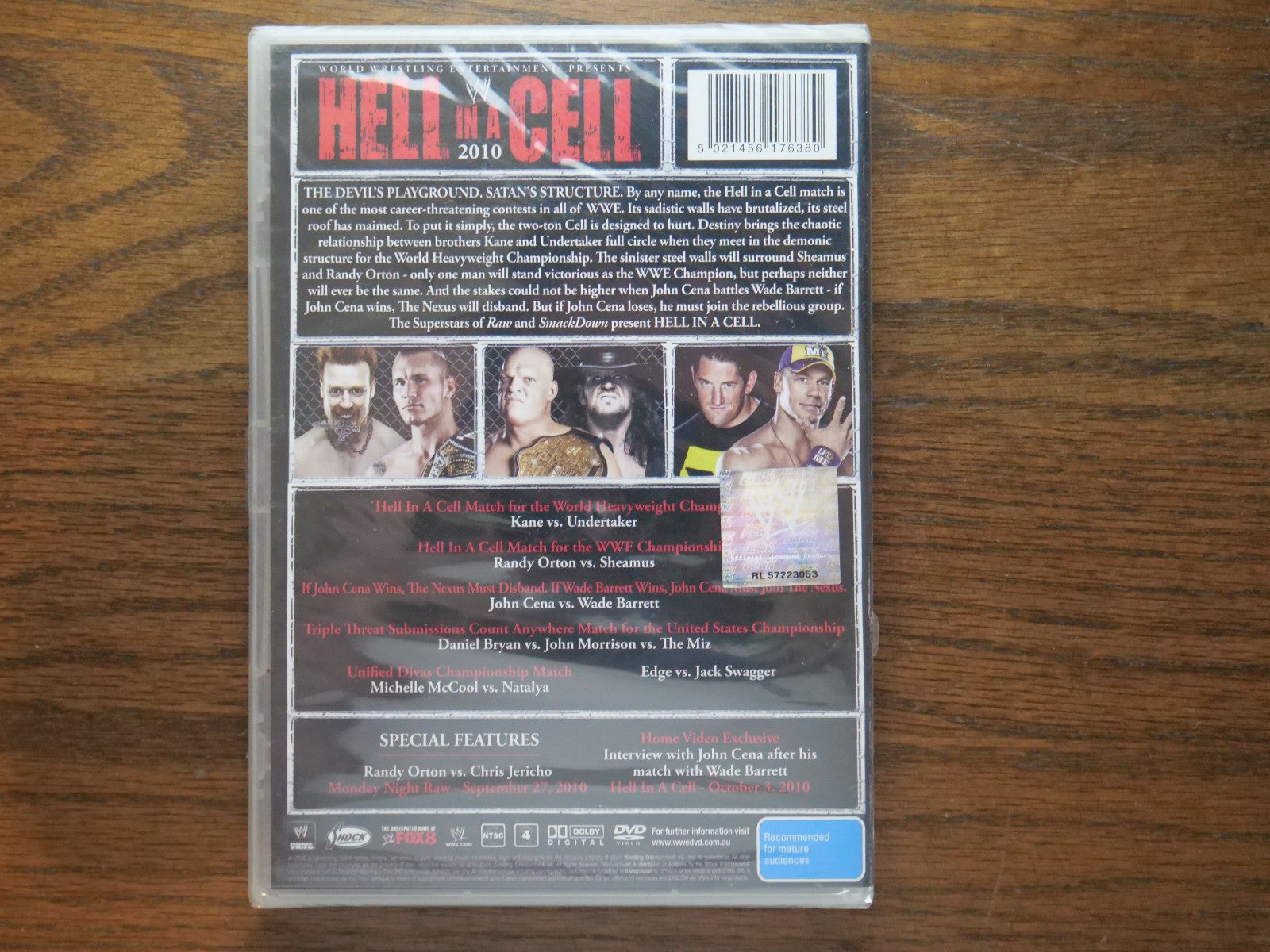 WWE -Hell in a Cell 2010 (DVD) - Sealed Retro Exchange Australia