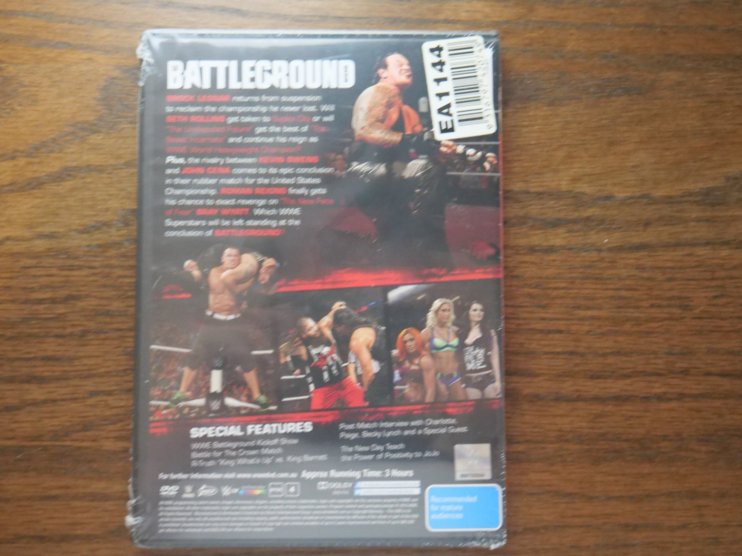 WWE - Battleground 2015 (DVD, Region 4) - Sealed Retro Exchange Australia