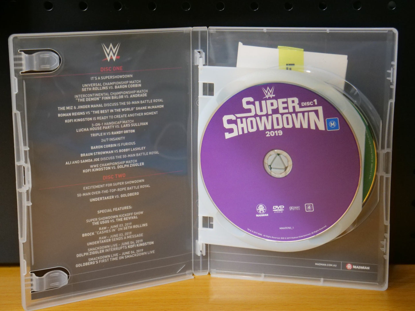 WWE-Super Showdown 2019 (DVD, 2019) Retro Exchange Australia