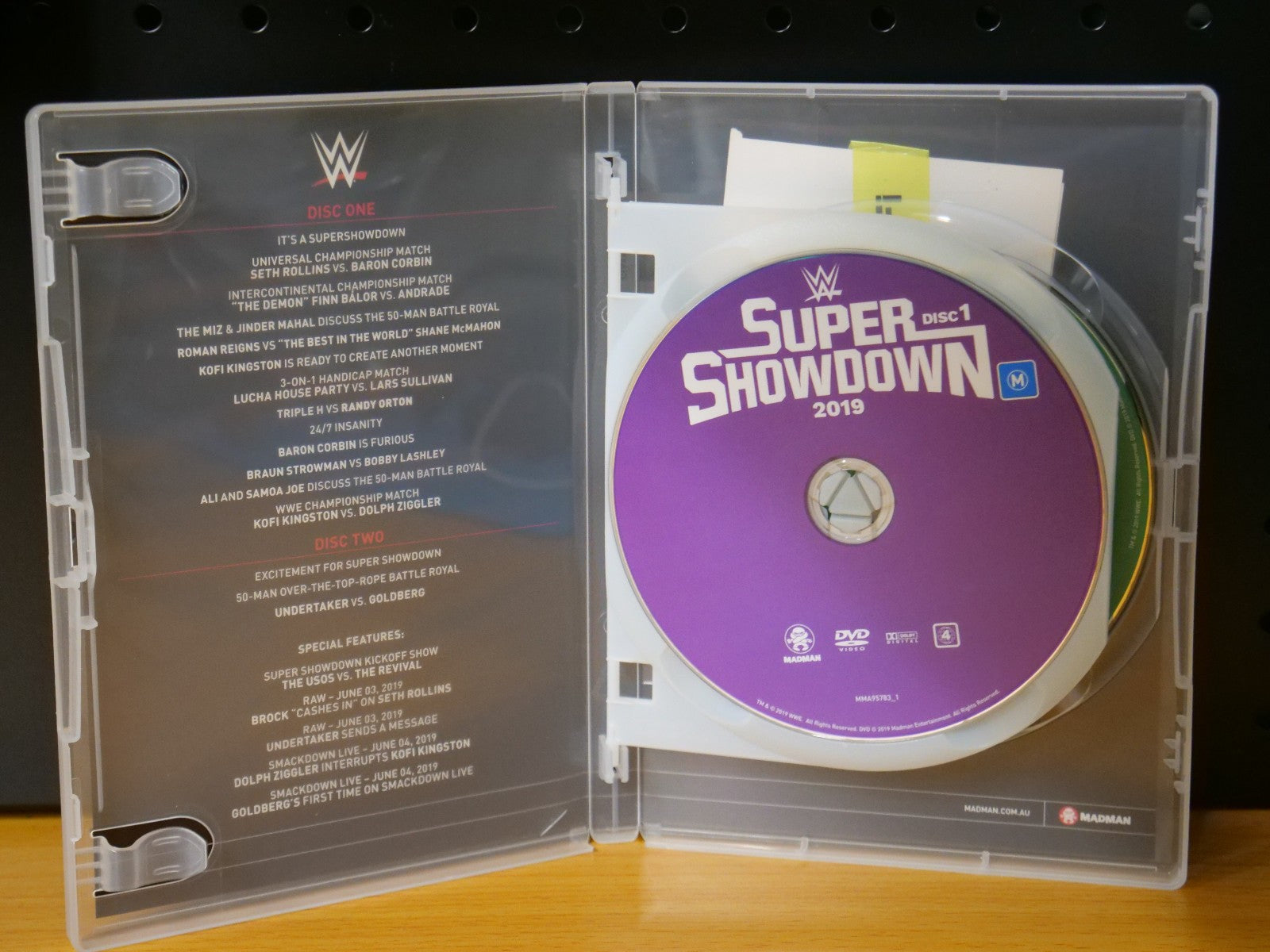WWE-Super Showdown 2019 (DVD, 2019) Retro Exchange Australia