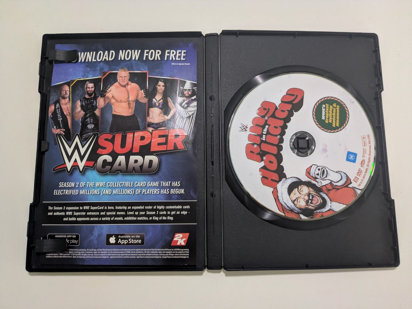 WWE Ring In The Holiday - DVD - Region 4 Retro Exchange Australia