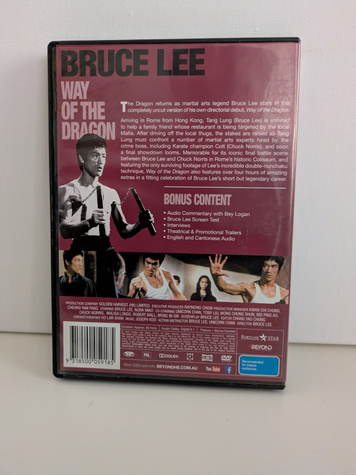 Bruce Lee The Classic Movie Collection DVD Set R4 Retro Exchange Australia