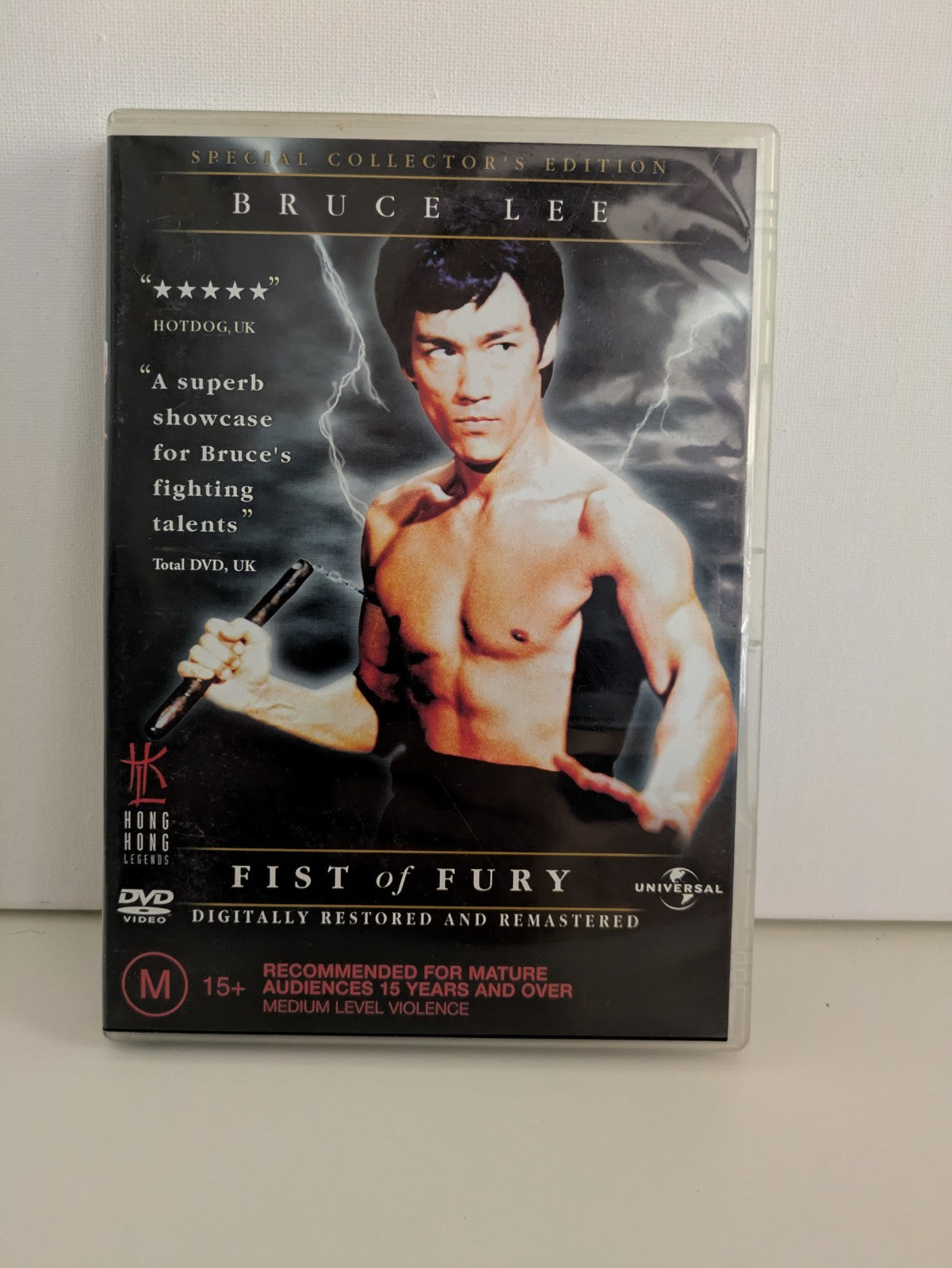 FIST OF FURY SPECIAL COLLECTORS EDITION DVDBruce Lee Region 4 Retro Exchange Australia