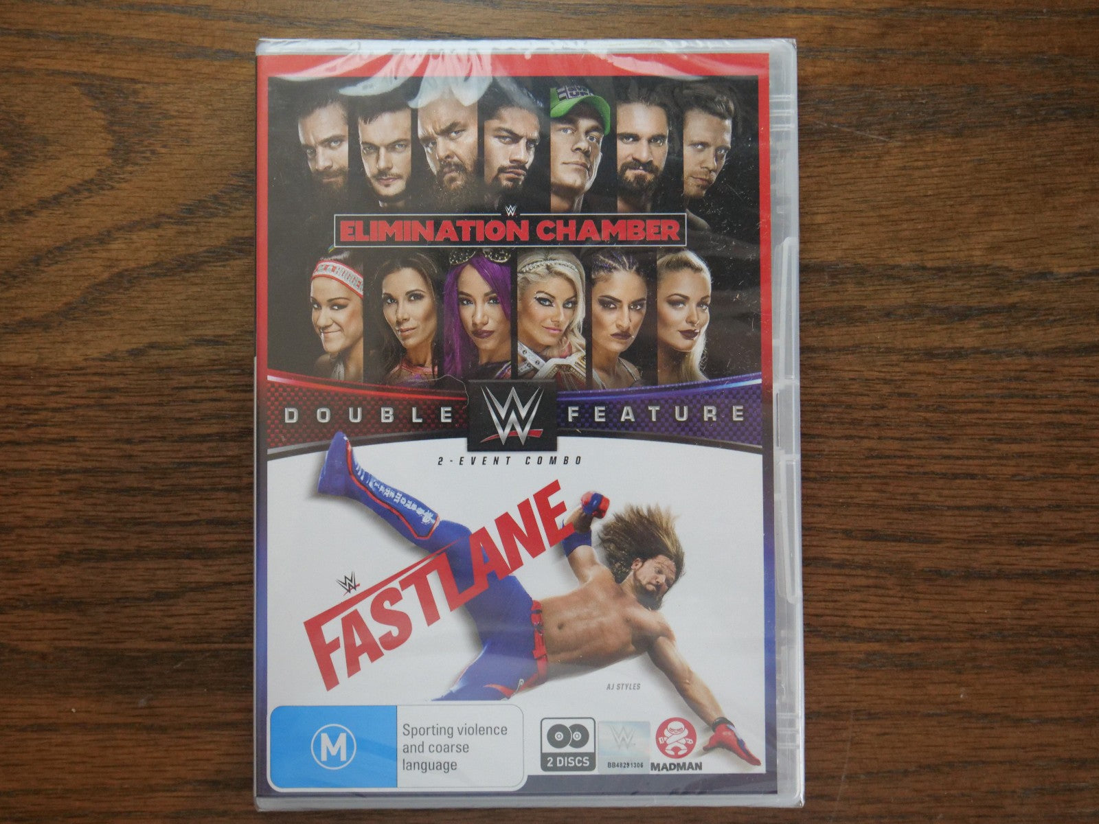 WWE - Elimination Chamber 2018 / Fast Lane 2018 (DVD) 2 Disc Set - Sealed Retro Exchange Australia