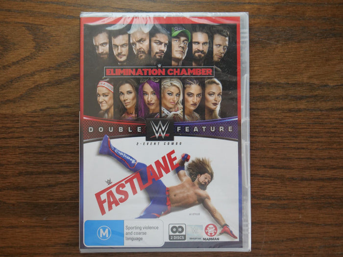 WWE - Elimination Chamber 2018 / Fast Lane 2018 (DVD) 2 Disc Set - Sealed | Retro Exchange