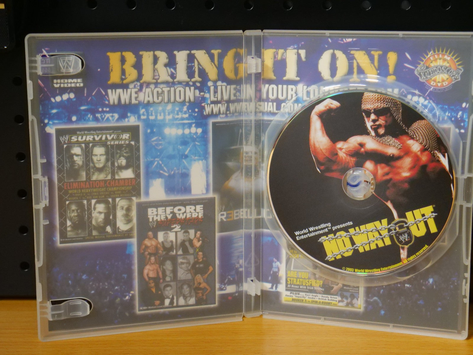 WWE-No Way Out DVD 2003 - The Rock Stone Cold Hulk Hogan Triple H Scott Steiner Retro Exchange Australia