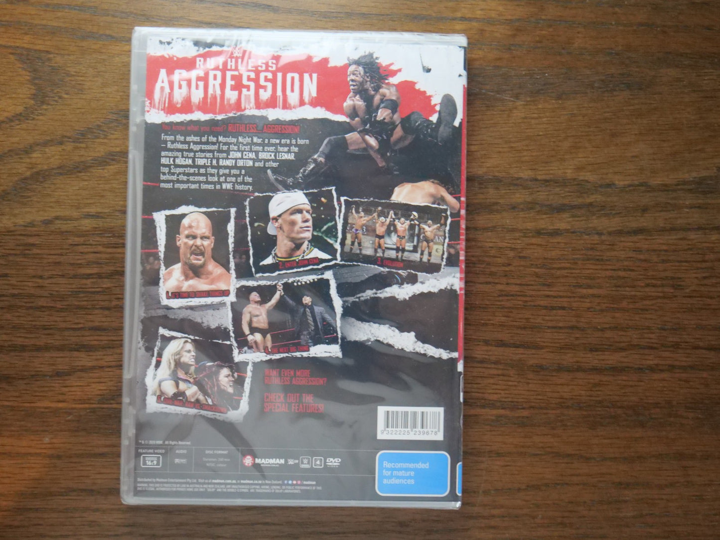 WWE - Ruthless Aggression Vol.1 (DVD, Region 4) - Sealed Retro Exchange Australia