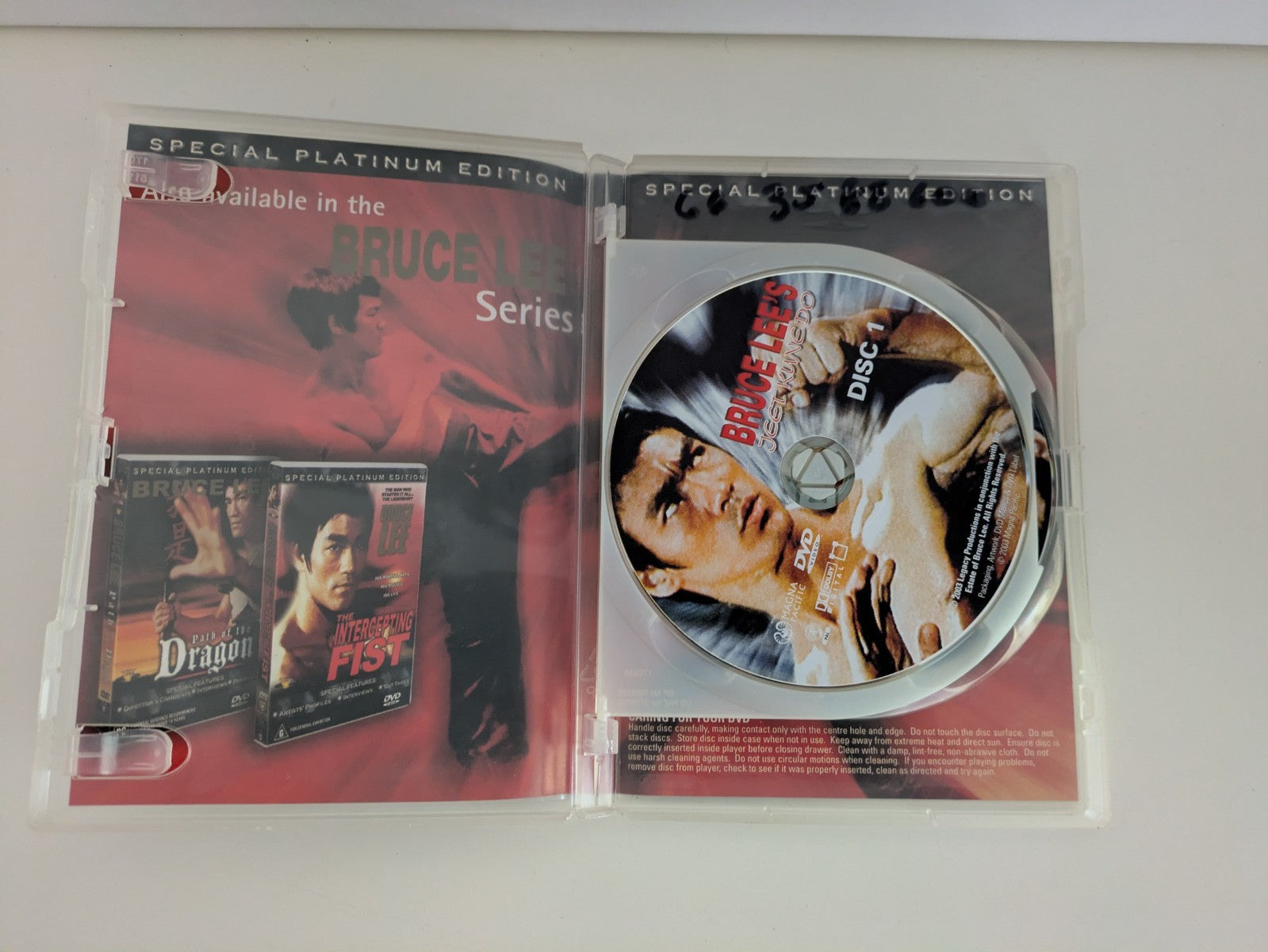 Bruce Lee's Jeet Kune Do Martial Arts Documentary Film 2 DVD set R 4 Retro Exchange Australia