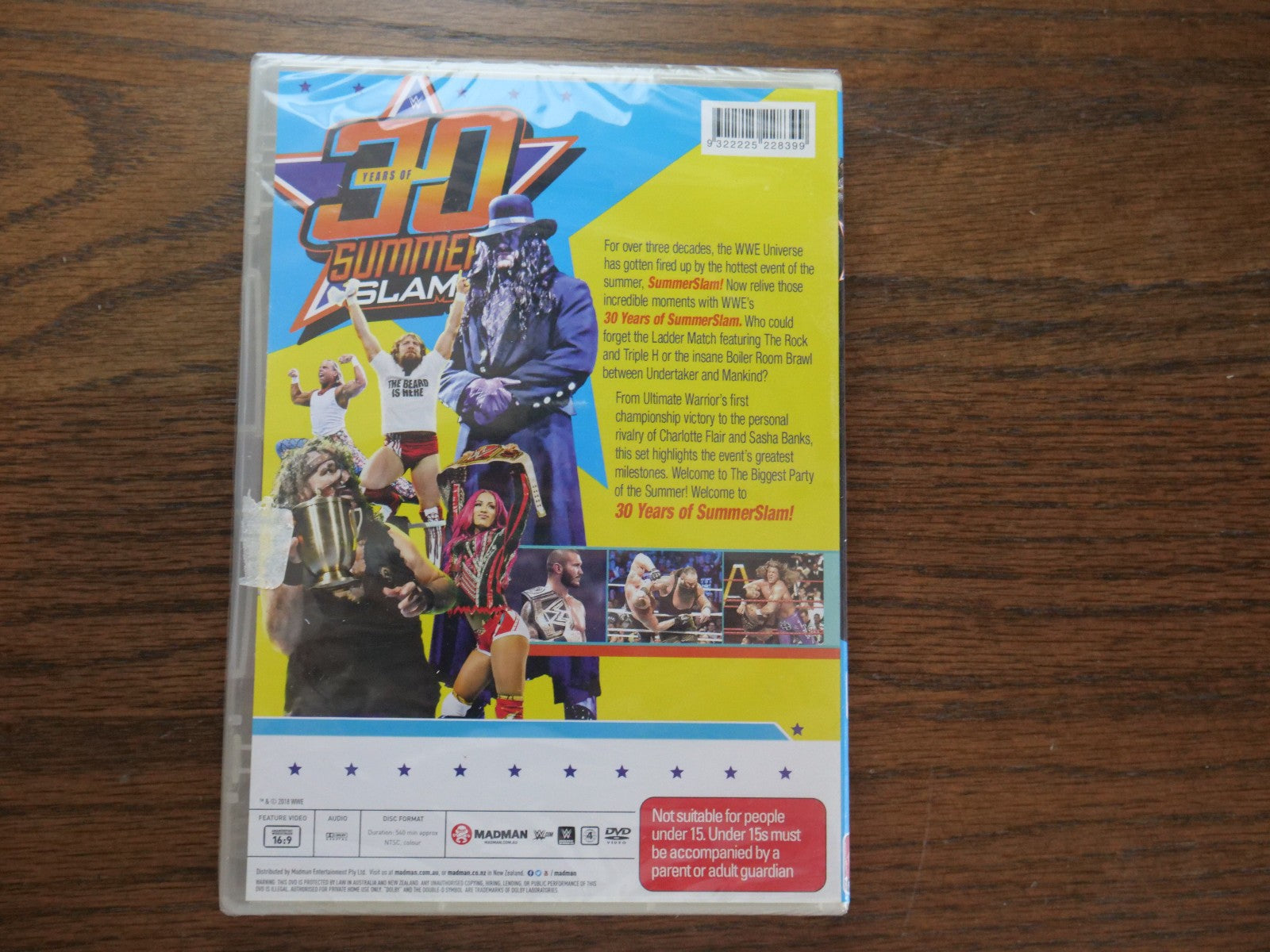 WWE - 30 YEARS OF SUMMERSLAM (DVD) - Sealed Retro Exchange Australia