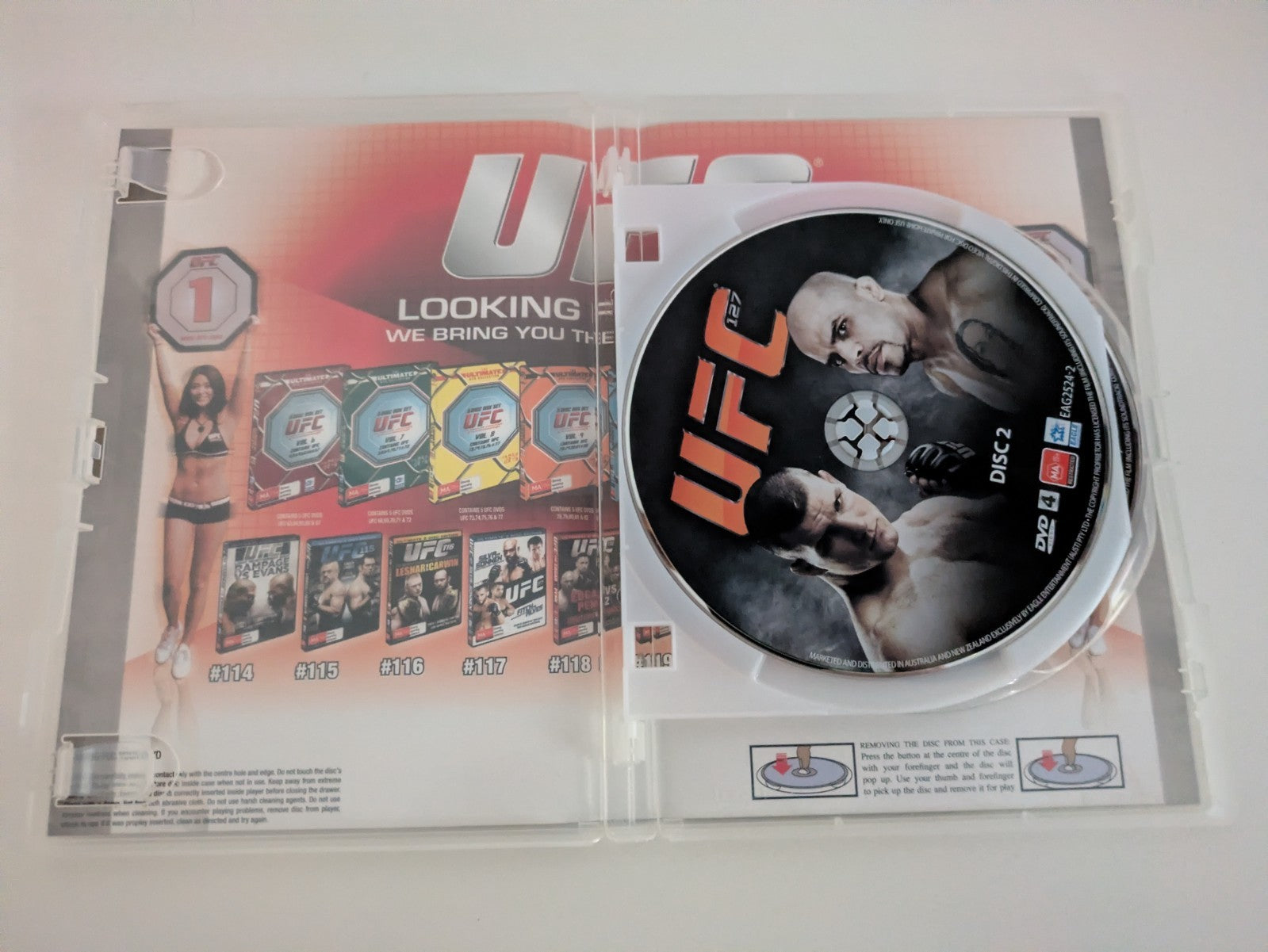 UFC 127 Penn VS Fitch 2 Disc DVD set 2011 Region 4 Retro Exchange Australia