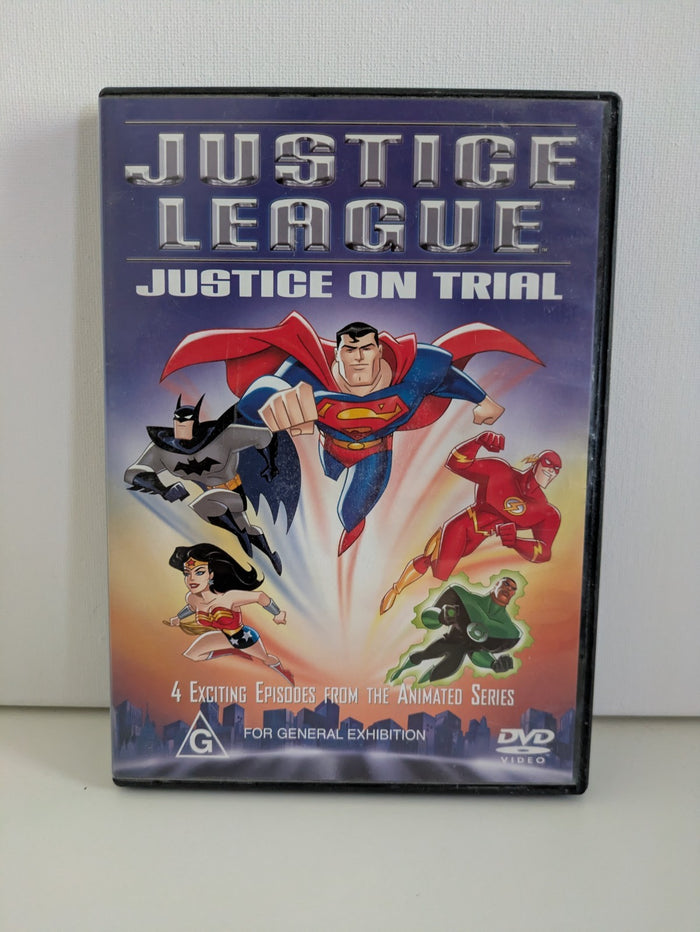 Justice League Justice on Trial DVD R4 | Retro Exchange
