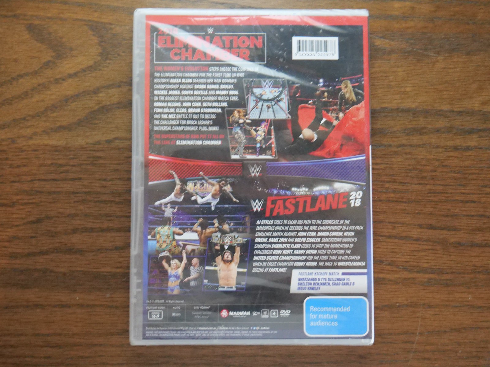 WWE - Elimination Chamber 2018 / Fast Lane 2018 (DVD) 2 Disc Set - Sealed Retro Exchange Australia