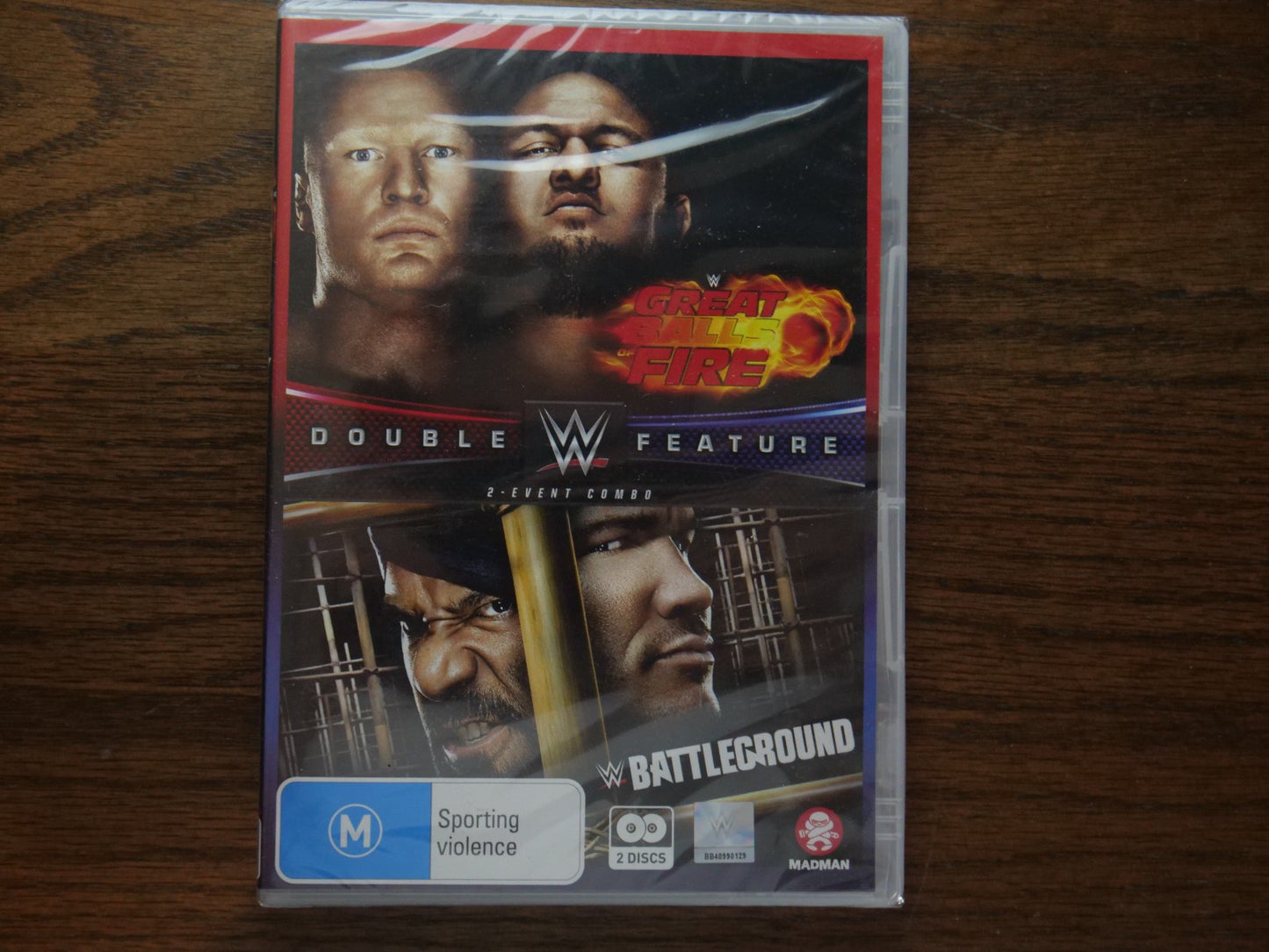 WWE - Great Balls Of Fire & Battleground (DVD Region 4) 2 Disc Set - Sealed Retro Exchange Australia
