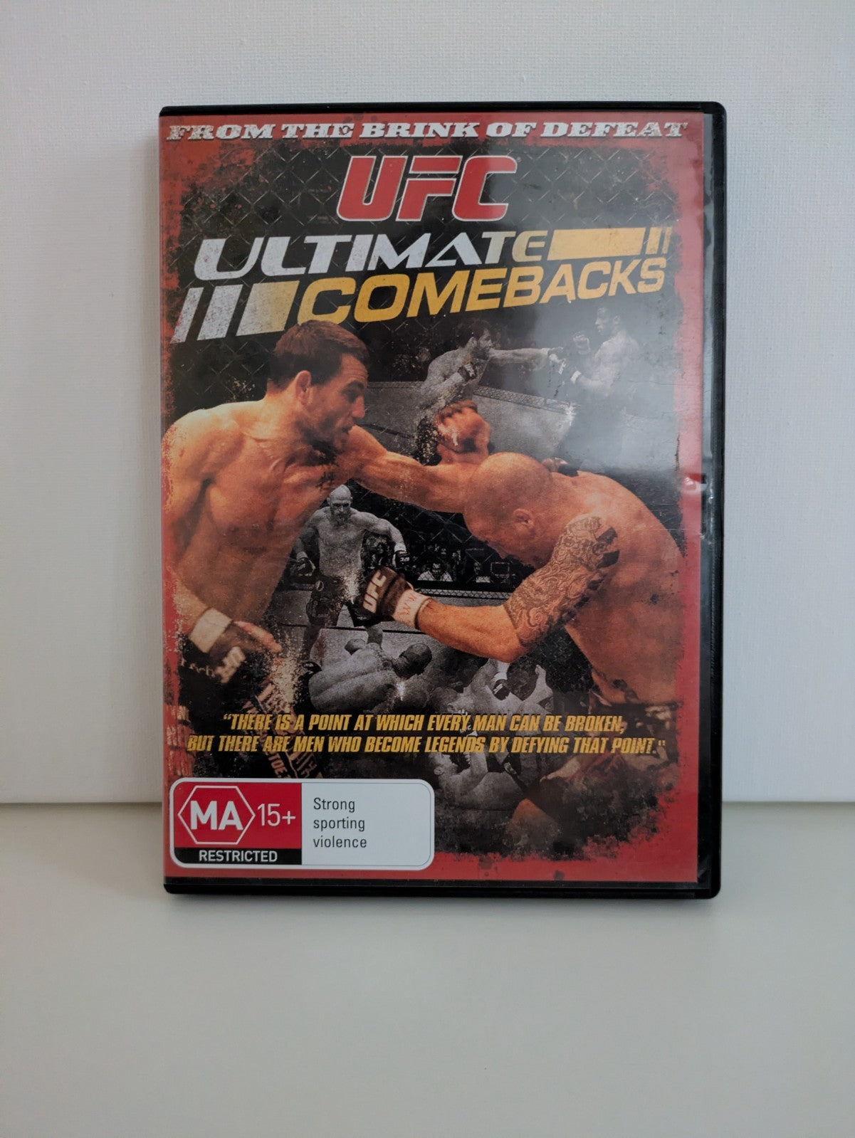 UFC Ultimate Comebacks DVD 2010 Region 4 MMA Retro Exchange Australia