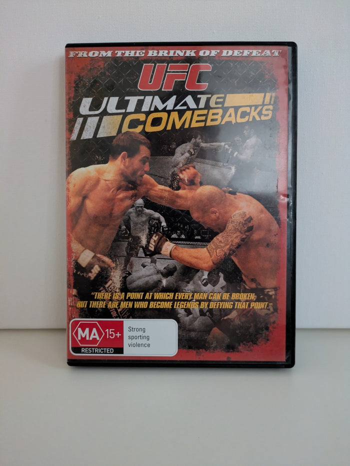 UFC Ultimate Comebacks DVD 2010 Region 4 MMA | Retro Exchange