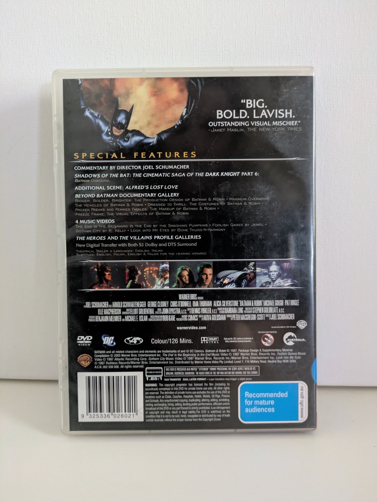 Batman and Robin (Special Edition, DVD, 1997) DVD RetroExchange Australia