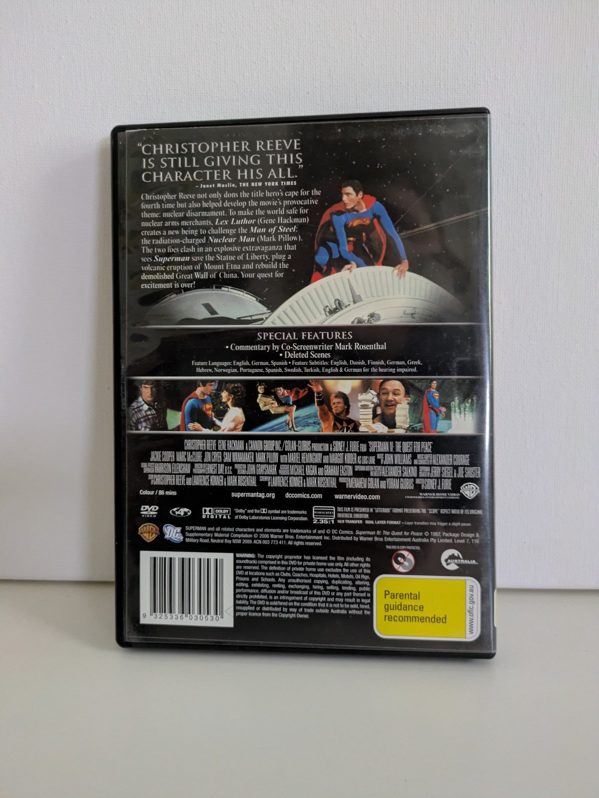 Superman IV The Quest For Peace - DVD - Region 4 - Deluxe Edition DVD RetroExchange Australia