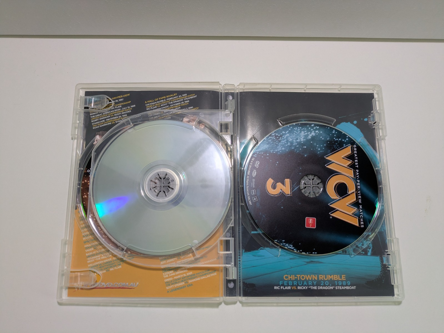 WCW Greatest Pay-Per-View Matches: Vol 1 DVD 2014 3-Disc Set) Region 4 Retro Exchange Australia