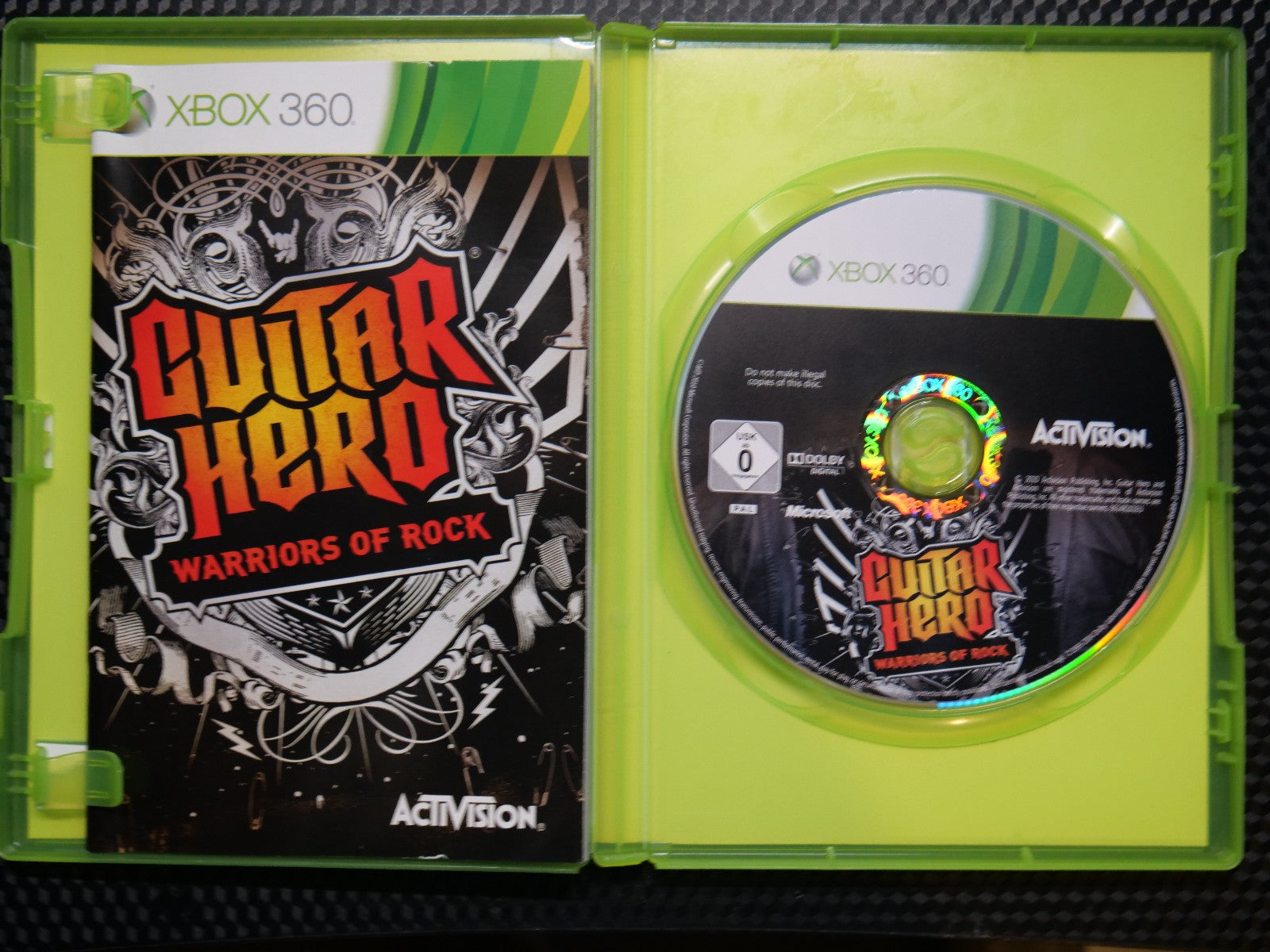 Microsoft Xbox 360 - Game - Guitar Hero: Warriors of Rock (UK, PAL) Retro Exchange Australia