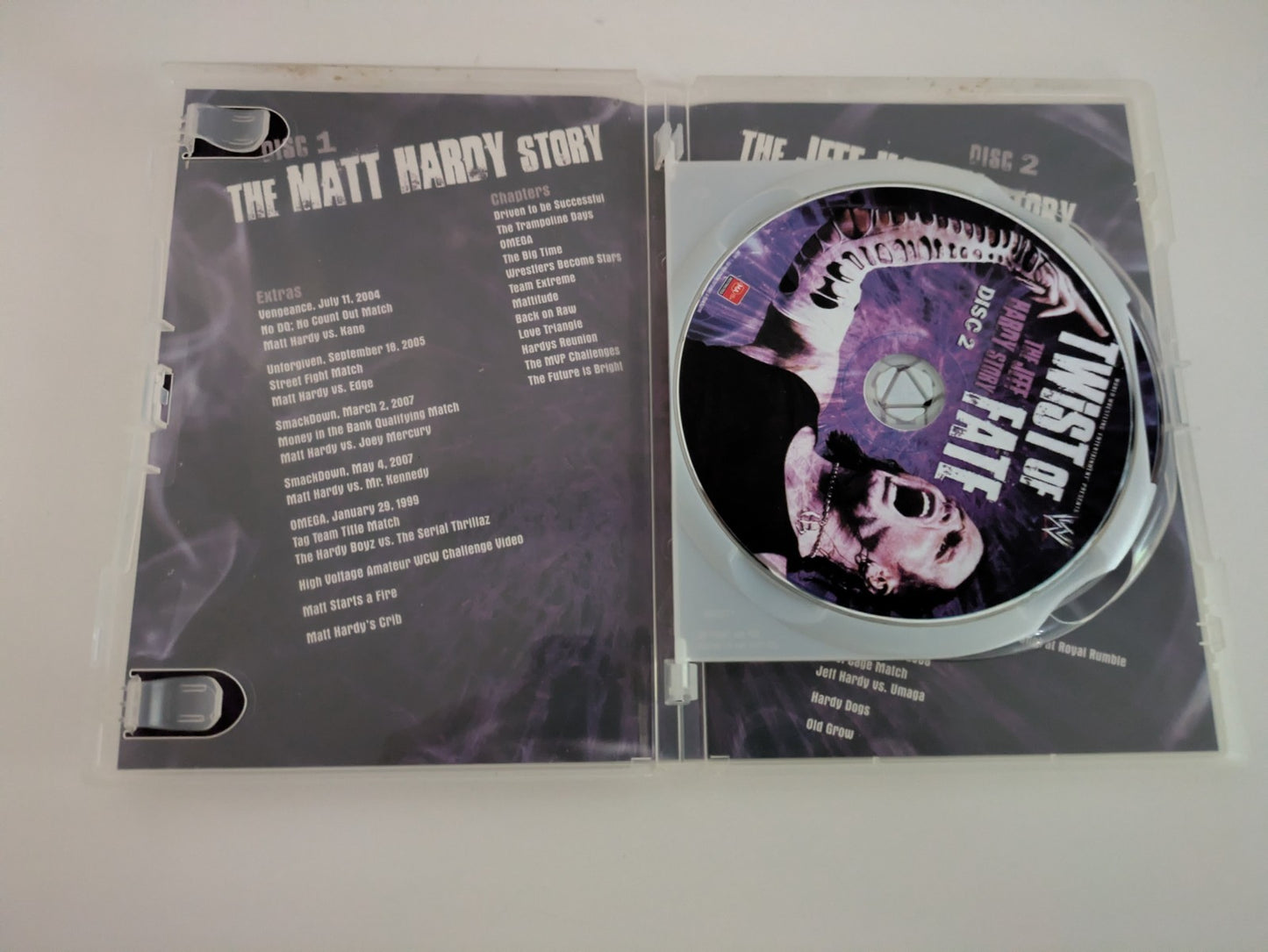 WWE Twist of Fate: The Matt & Jeff Hardy Story Region 4 Dvd Retro Exchange Australia