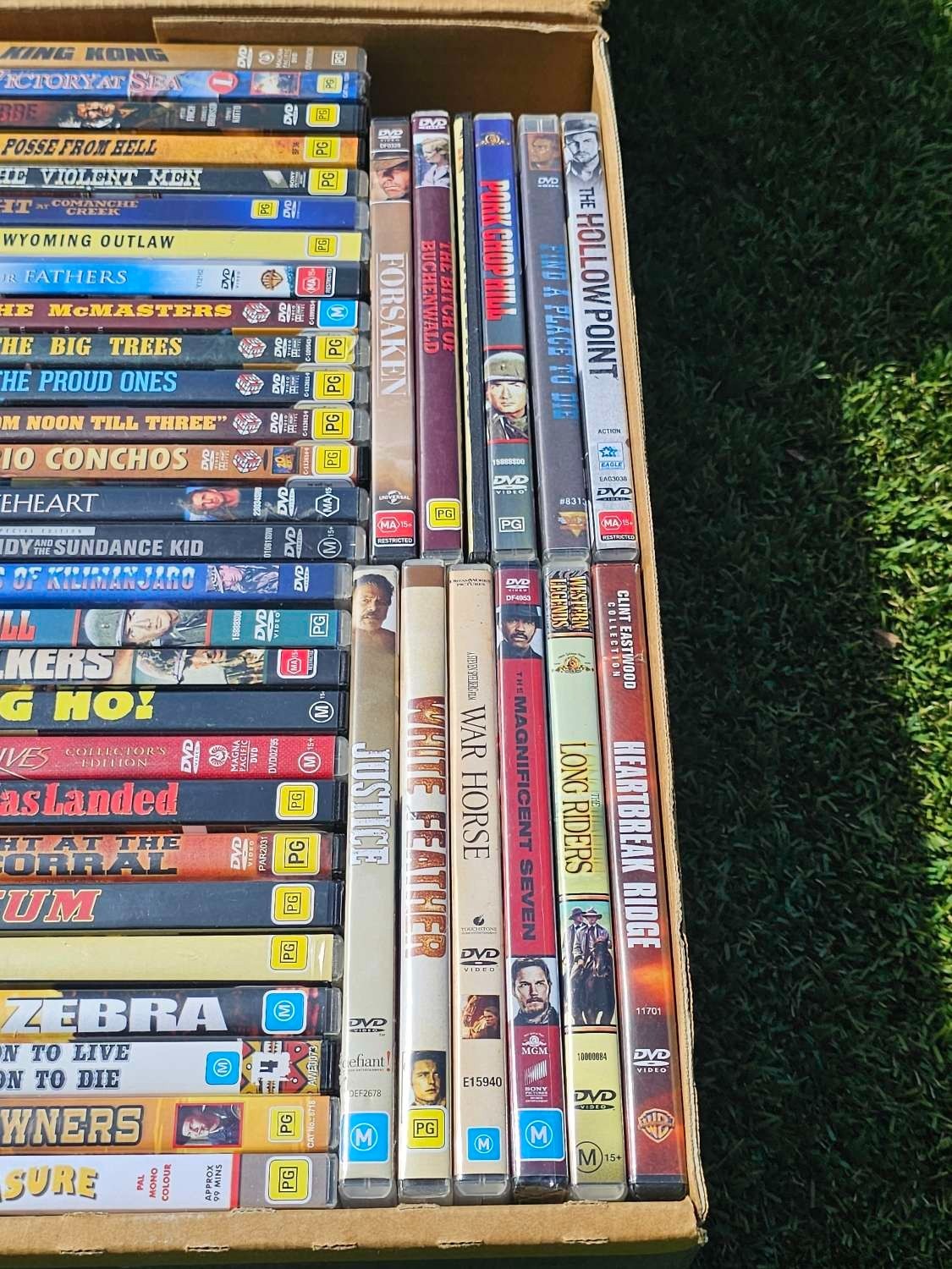 Western DVD Bulk Lot – 90-100 DVDs Per Box – Random Selection – Mixed Titles Nintendo DVD RetroExchange Australia
