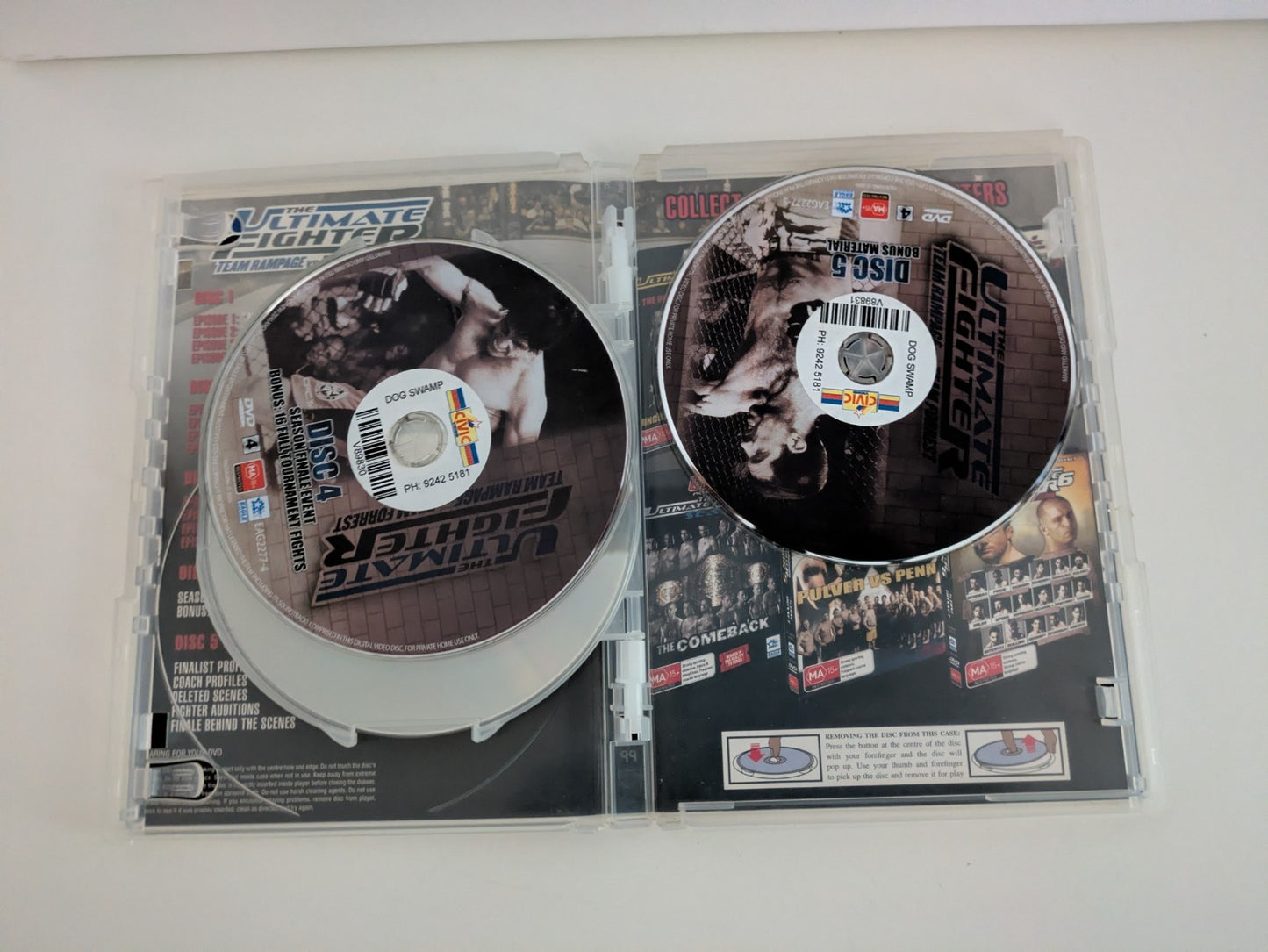 UFC Ultimate Fighter Season 7 DVD 5-Disc set Retro Exchange Australia
