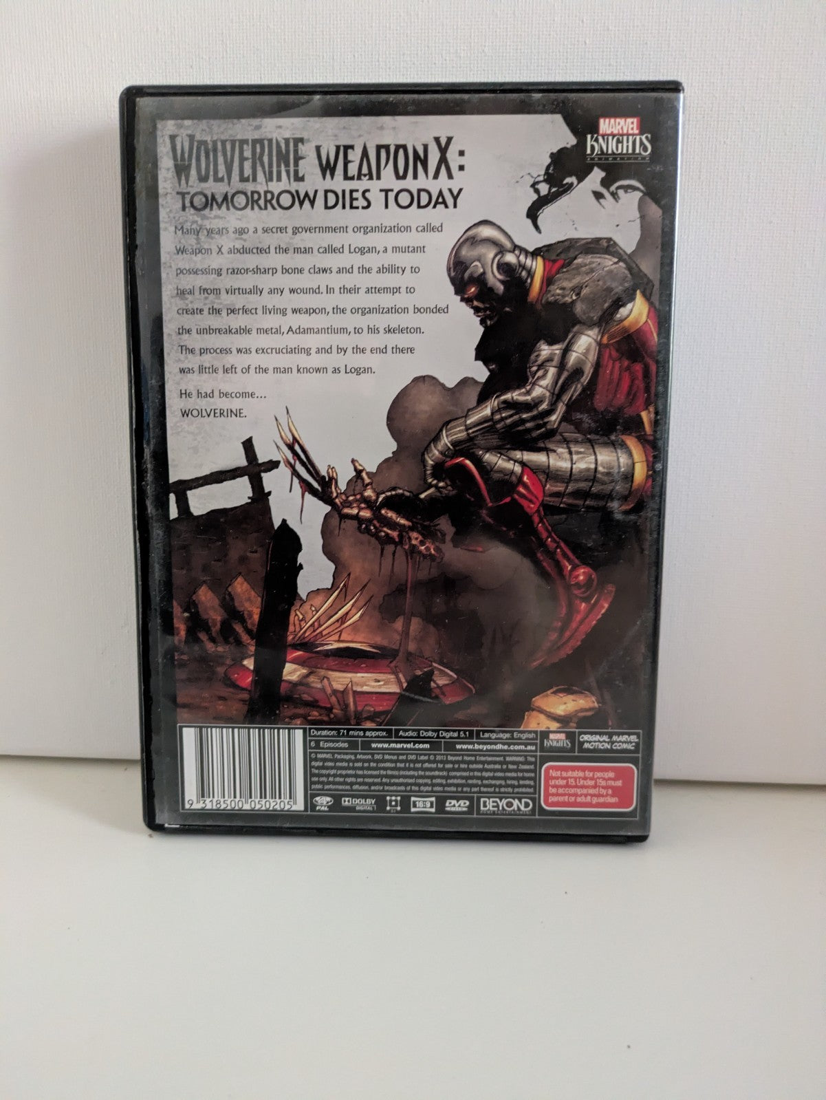 Marvel Knights: Wolverine Weapon X Tomorrow Dies Today - DVD DVD RetroExchange Australia