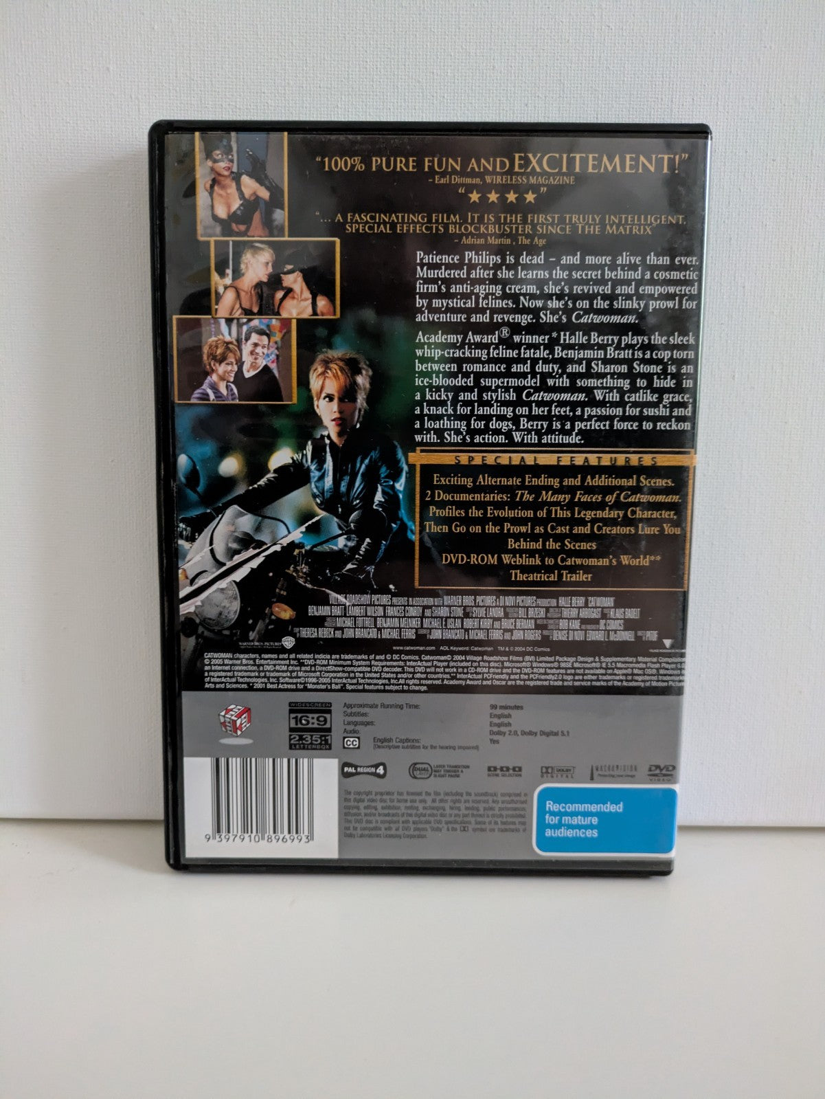 Catwoman (DVD, 2004) Halle Berry Region 4 Free Postage DVD RetroExchange Australia