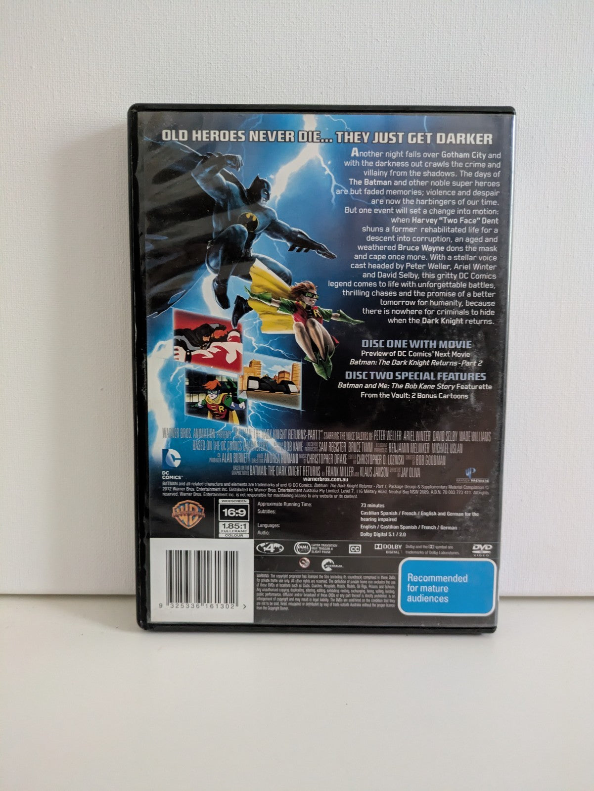 Batman The Dark Knight Returns Part 1 DVD Special Edition 2-Disc Set DVD RetroExchange Australia