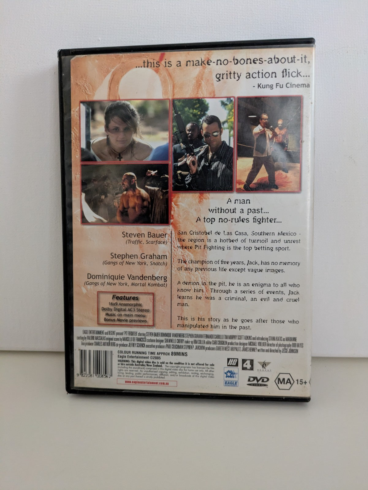 Pit Fighter DVD Region 4 Retro Exchange Australia