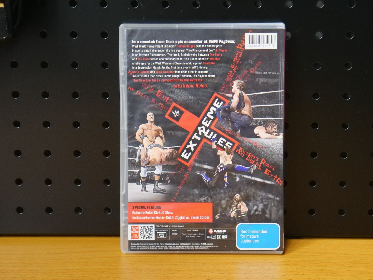 WWE-Extreme Rules 2016 (DVD, 2016) Retro Exchange Australia