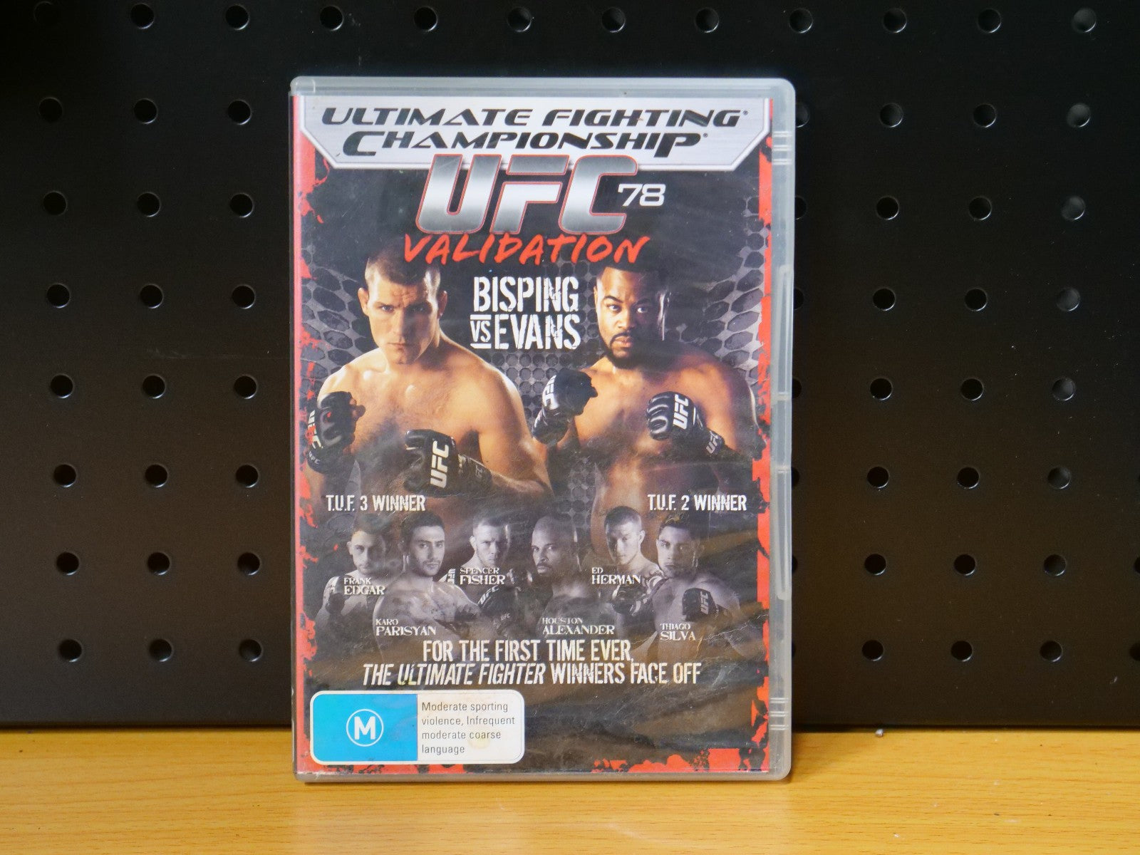 UFC Validation (No. 78) - 2008 Bisping Vs Vans, Ultimate Winners Rounds Dvd Retro Exchange Australia
