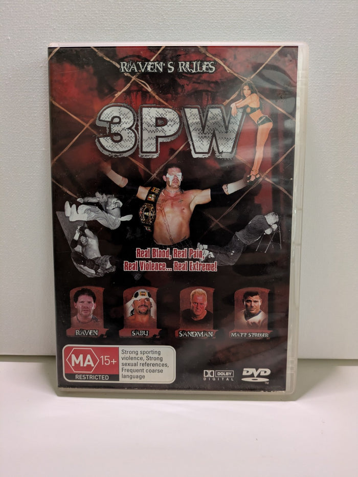 Raven's Rules 3 PW Real Blood, Real Pain, Real Violence, Real Extreme DVD R4 | Retro Exchange