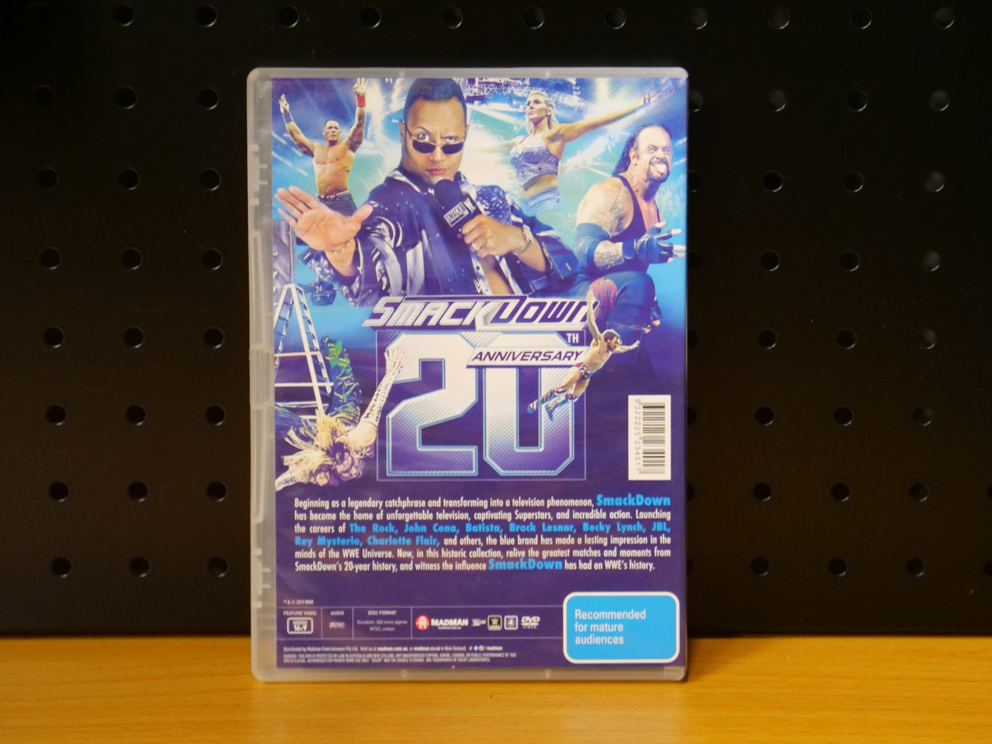 WWE Smackdown 20th Anniversary DVD (2019) 2 Disc Set - Region 4 Retro Exchange Australia
