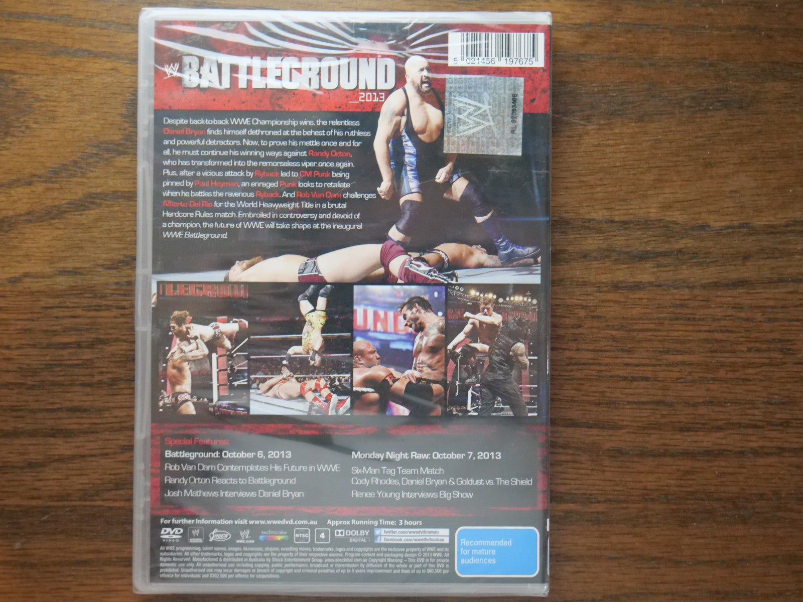 WWE - Battleground (DVD, Region 4) - Sealed Retro Exchange Australia