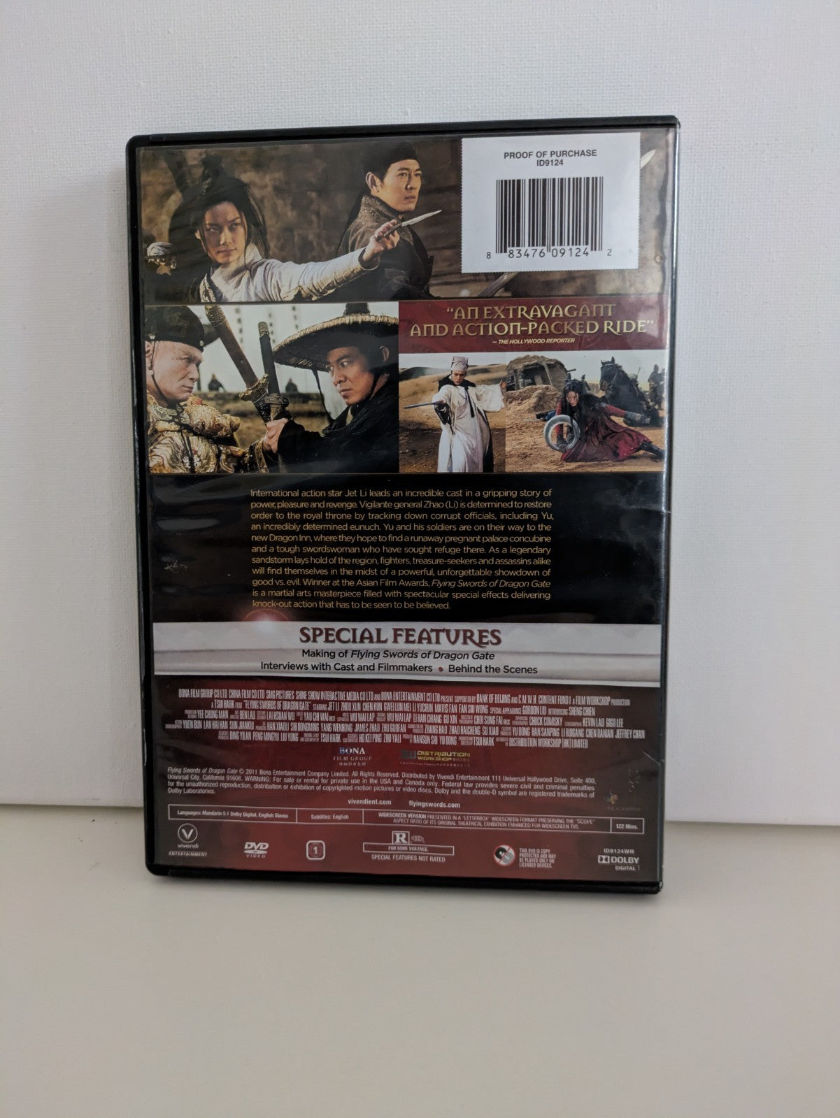 Flying Swords Of Dragon Gate DVD R4 Retro Exchange Australia
