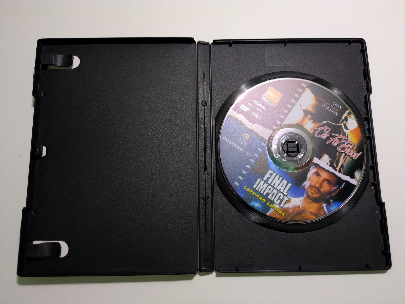 Out For Blood / Final Impact DVD, All Region All 1991/1993 Retro Exchange Australia