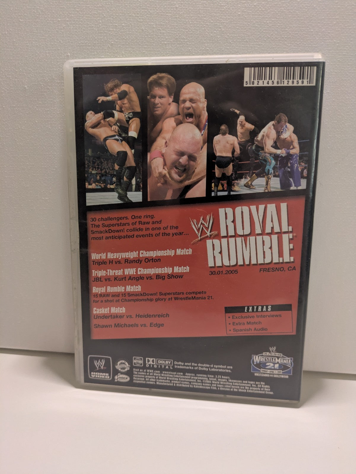 WWE-Royal Rumble 2005 (DVD, 2005) Region-4 Retro Exchange Australia